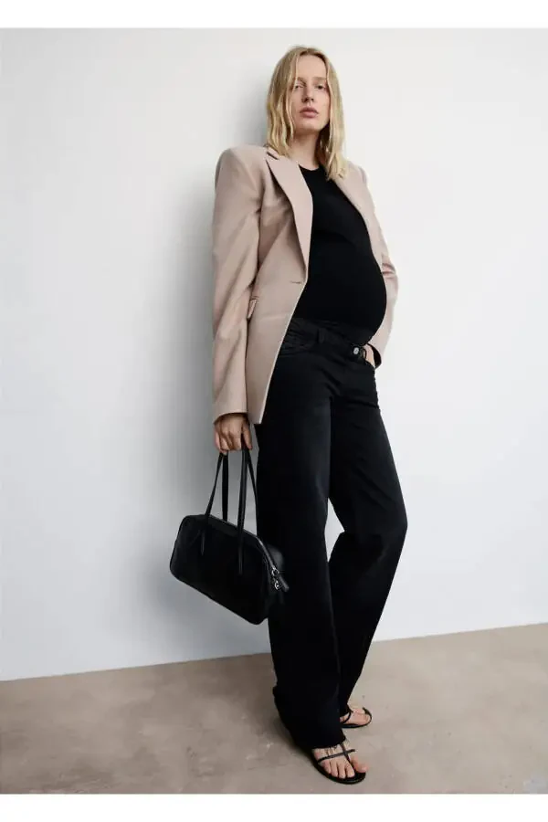 Wideleg Maternity Jeans - 6