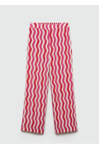 Wideleg patterned pants - 6