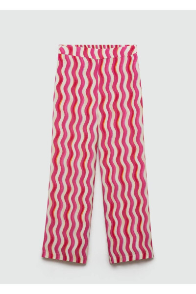 Wideleg patterned pants - 6