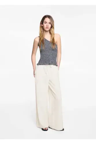 Wideleg zig'ir shim - Kum bej - MANGO TEEN (1)