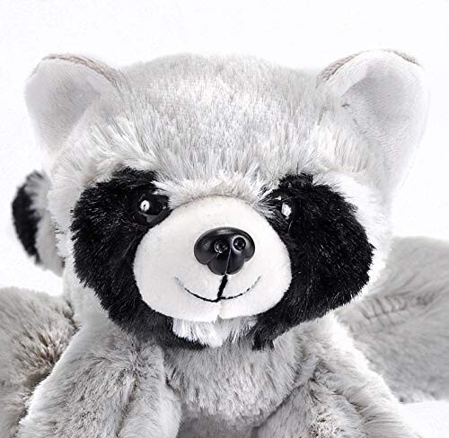 Wild Republic Raccoon Plush, Stuffed Animal, Plush Toy, Gifts for Kids, Hug’EMS 7 - 23