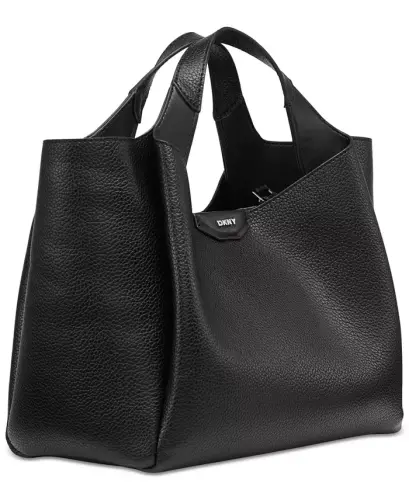 Willa Top Handle Satchel-Black/silv - 3