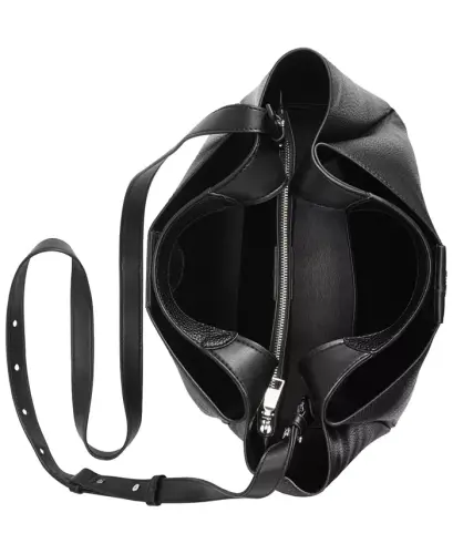 Willa Top Handle Satchel-Black/silv - 4
