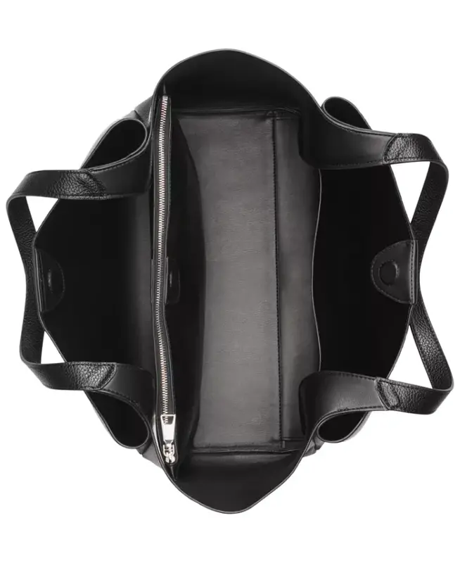 Willa Top Handle Tote-Black/silv - 2