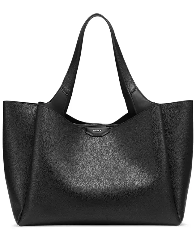 Willa Top Handle Tote-Black/silv - DKNY