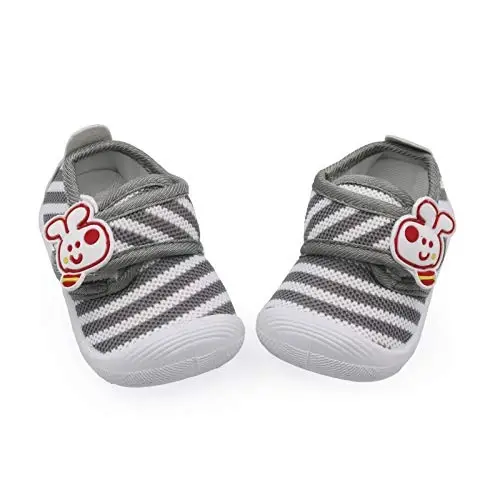 WILLFUN Toddler G'ijjak poyabzal Chaqaloq o'g'il qiz Birinchi qadam qo'yadigan krossovkalar Go'dak Yumshoq taglik Kichkintoy poyabzallari 0-3 yoshli Birinchi qadam tashlovchilar uchun - 4