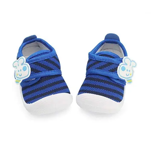 WILLFUN Toddler Squeaky Shoes Baby Boy Girl First-Walking Sneakers Infant Soft Sole Little Kid Trainers for 0-3-Year-old First Walkers - 4