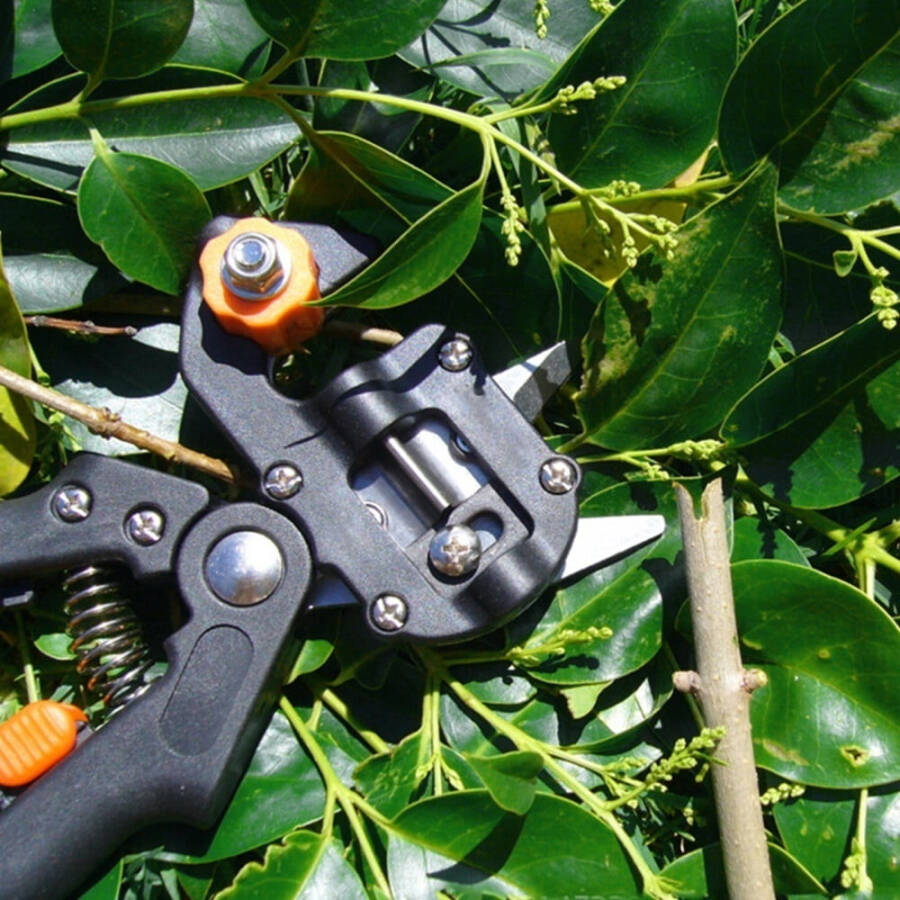 Willstar New Grafting Machine Garden Tools with 3 Blades Chopper Tree Grafting Tools Secateurs Scissors Grafting KIT - 8