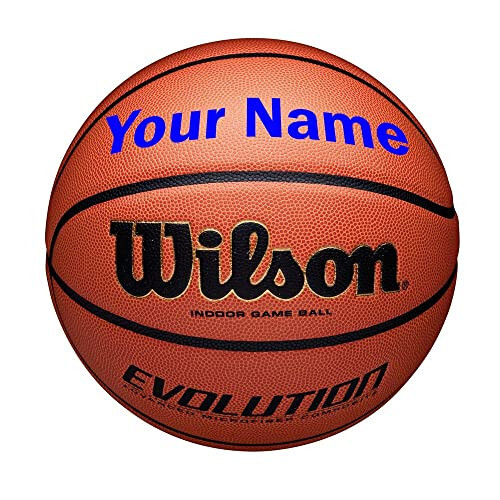 WILSON Customized Personalized Evolution Basketball Indoor Game Ball - 9