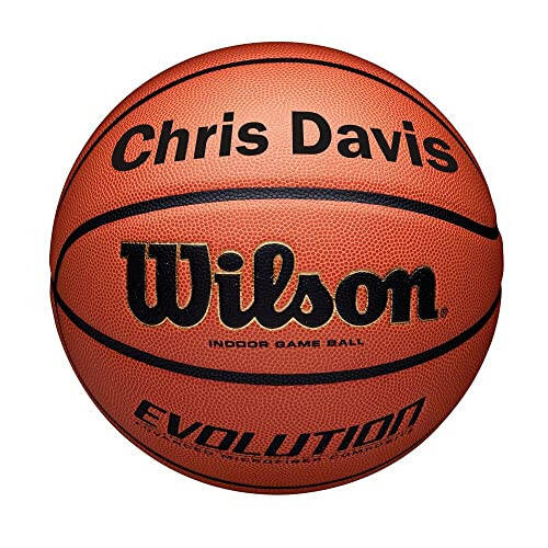 WILSON Customized Personalized Evolution Basketball Indoor Game Ball - 10