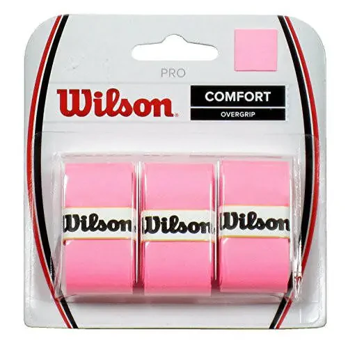 WILSON Pro Overgrip Comfort - 3 Pack (Pink) - 1