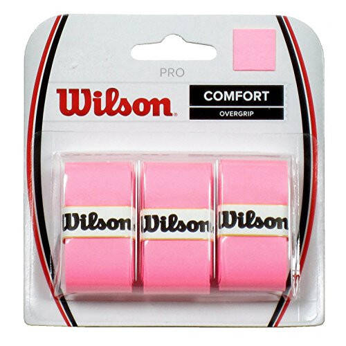 WILSON Pro Overgrip Comfort - 3 упаковки (розовый) - 1