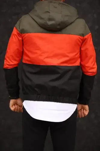 Wind And Water Resistant Waterproof Raincoat-KHAKI - 3