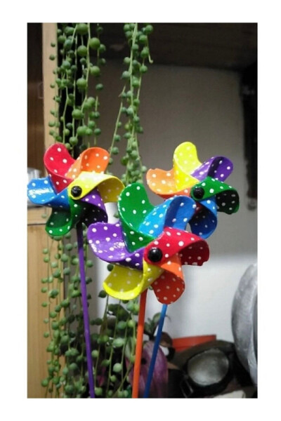 Windmill Pot Ornaments 3 Pieces - GENEL MARKALAR (1)