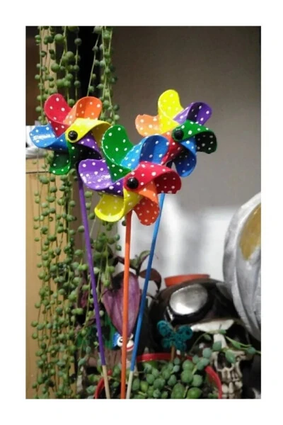 Windmill Pot Ornaments 3 Pieces - 3