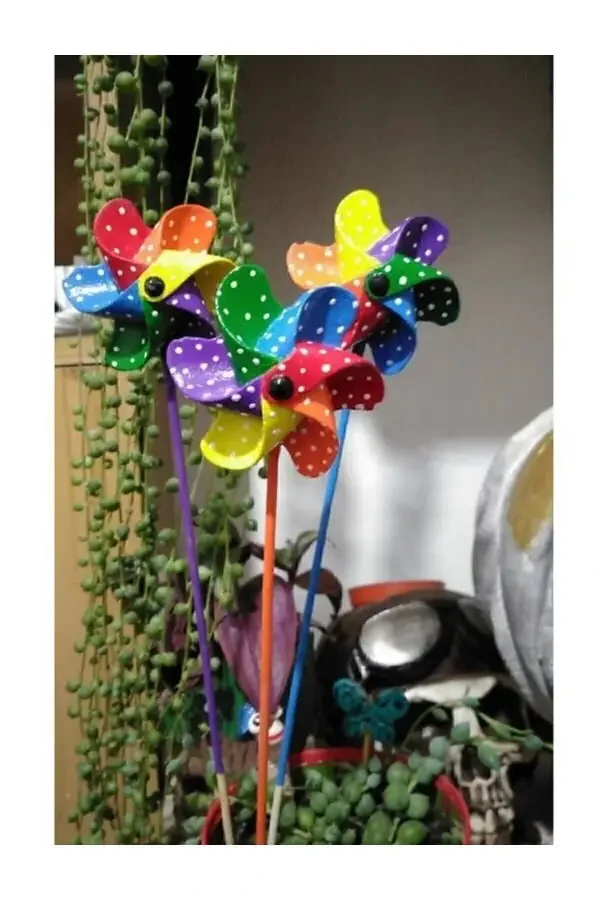 Windmill Pot Ornaments 3 Pieces - 3