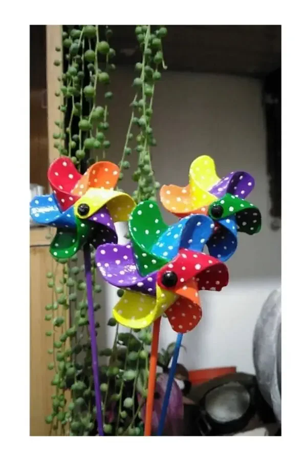 Windmill Pot Ornaments 3 Pieces - 2