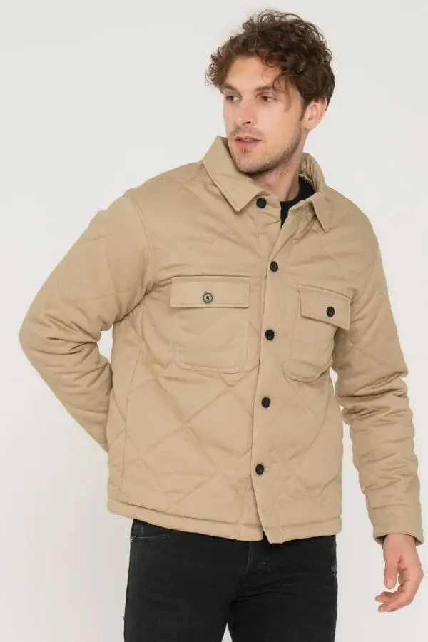 Windproof button-up jacket - Baxter - 2