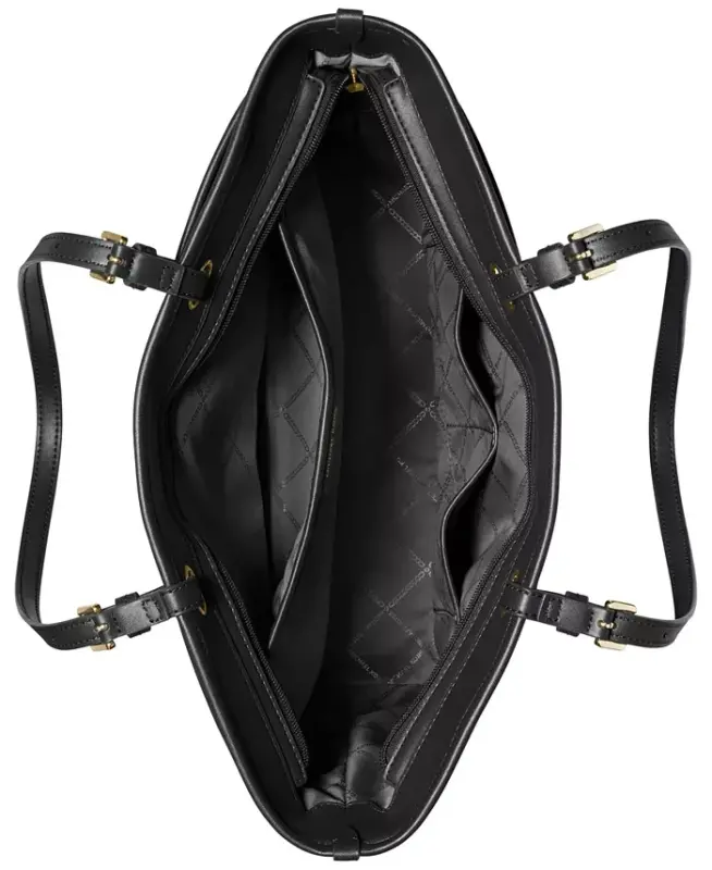 Winston Large Top Zip Multifunction Nylon Pocket Tote - Black - 3