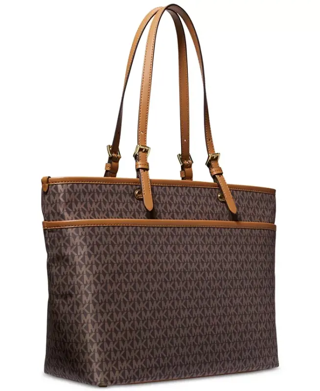Winston Large Top Zip Tote -Brn/acorn - 2