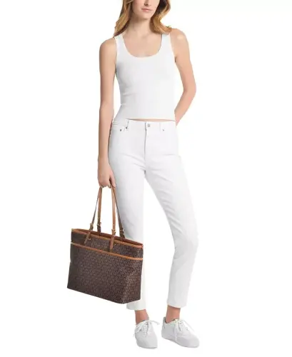 Winston Large Top Zip Tote -Brn/acorn - 4