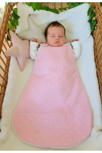 Winter 2.5 Tog Bag Girl Baby Child Sleeveless, Sleeveless Zippered Sleeping Bag/pink-Pink - 1