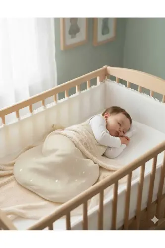 Winter 2.5 Tog Bag Girl-Boy Baby-Child Sleeveless Zipped Sleeping Bag/DROP CREAM - CREAM 