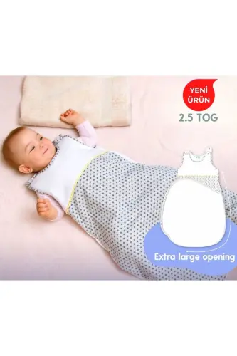 Winter 2.5 Tog Sleeveless Baby, Child Cotton Jersey Sleepsuit Fox /grey - PAMUK HANIM (1)