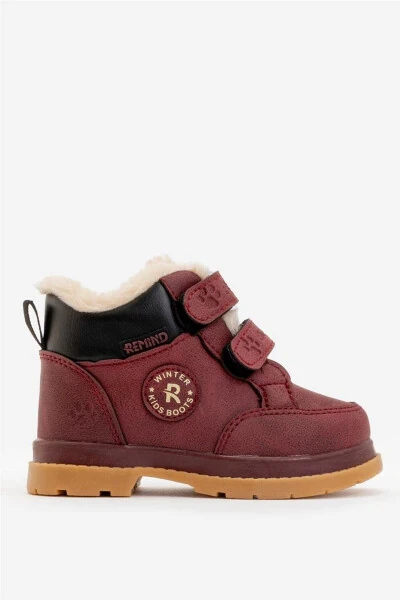Winter Baby Boots with Fur Lining (Size 22-25) MAROON - LIGER