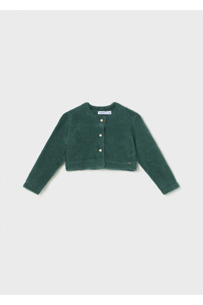 Winter Baby Girl Cardigan - Green - 5