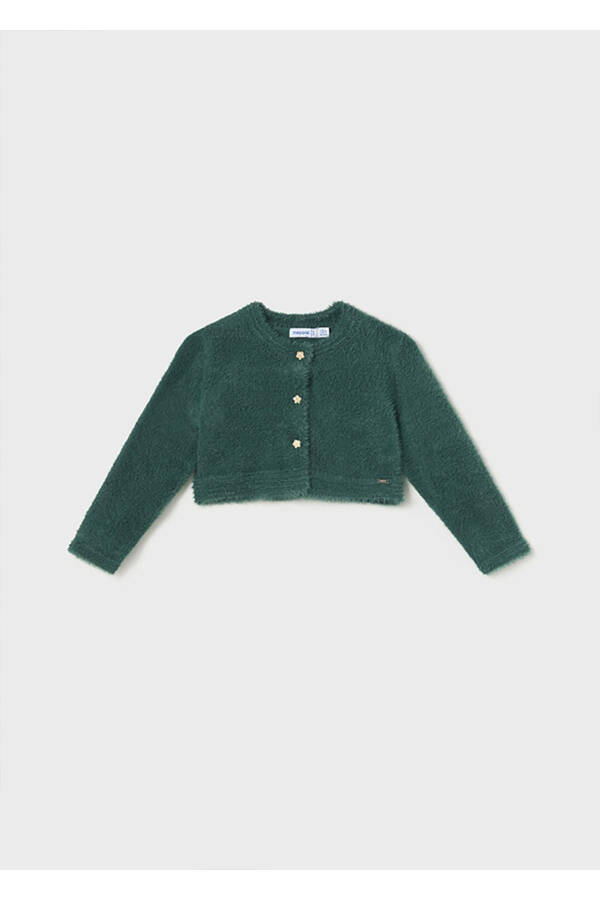 Winter Baby Girl Cardigan - Green - 3