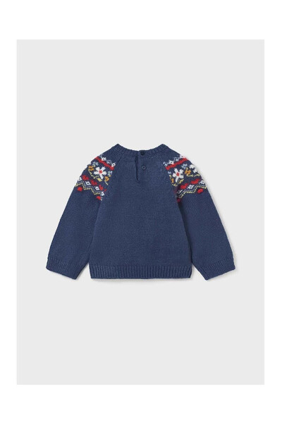 Winter Baby Girl Sweater Dark Blue - 11