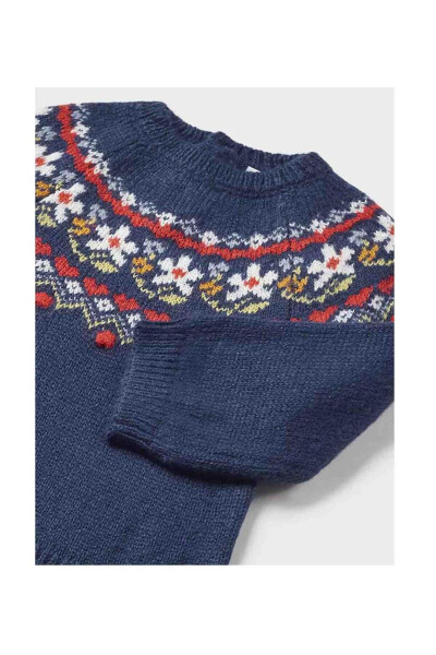 Winter Baby Girl Sweater Dark Blue - 12