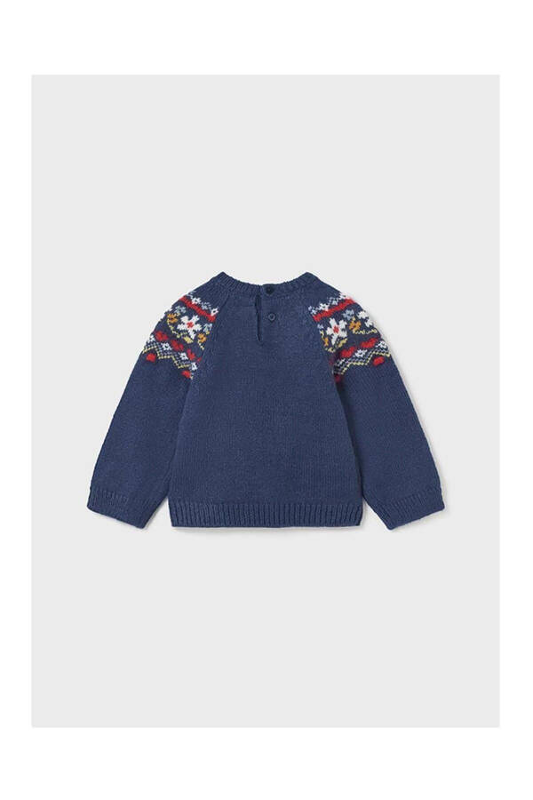 Winter Baby Girl Sweater Dark Blue - 8