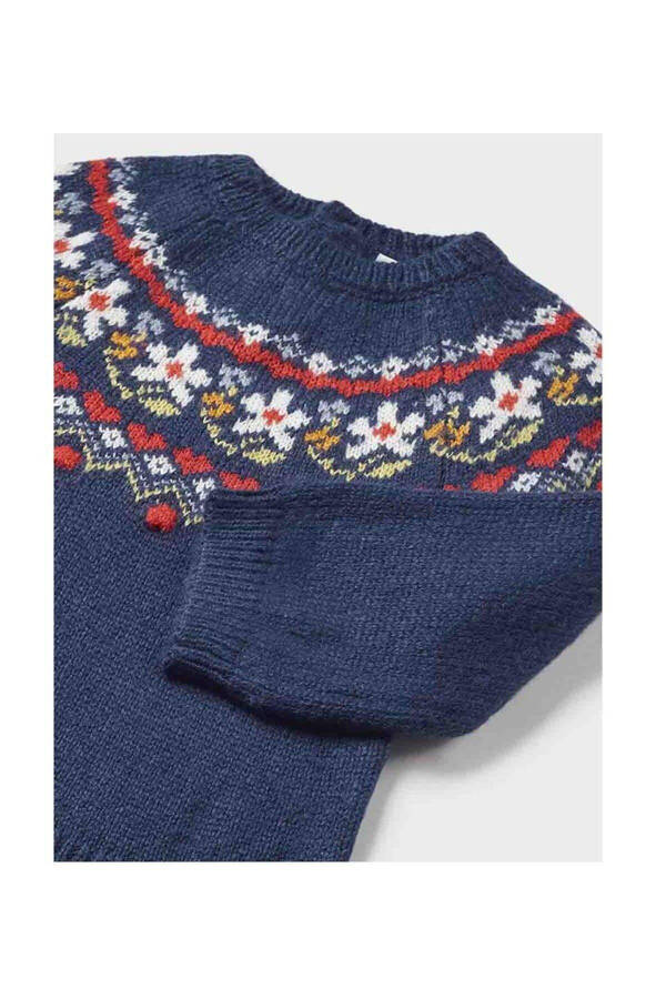 Winter Baby Girl Sweater Dark Blue - 3