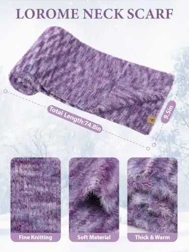 Winter Beanie Hat Gloves Scarf, CasModazoneere Hat Gloves Scarf Set Women Girls | Multiple Colors Winter Hats and Gloves for Women, Touchscreen Warm Gloves Set Gifts for Women Accessories - 3