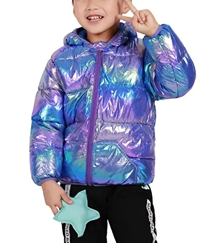 Winter Down Coats for Kids Baby Boys Girls Light Puffer Padded Jacket Bear Hoods Infant Outerwear - 4