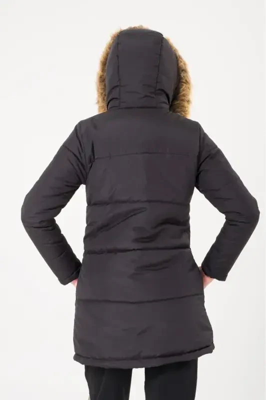 Winter Fur Collar Puffer Women's Jacket 7112black8 - 4