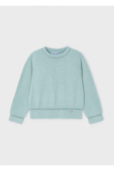 Winter Girl's Sweater - Green - 5