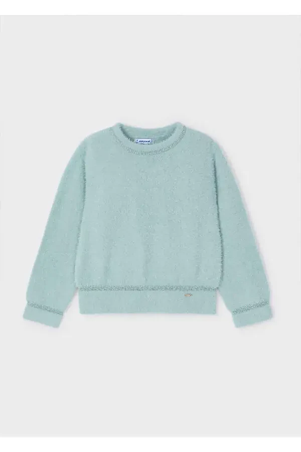 Winter Girl's Sweater - Green - 1