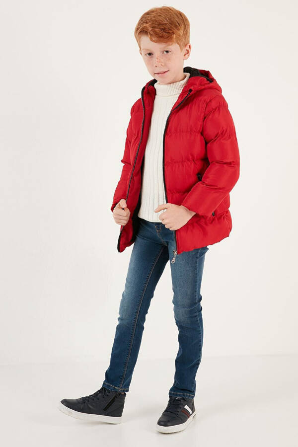 Winter Jacket with Hood, Pockets and Fleece Lining 5761911 - 12