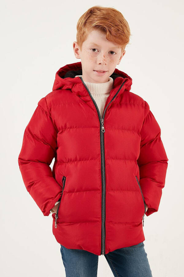 Winter Jacket with Hood, Pockets and Fleece Lining 5761911 - 13