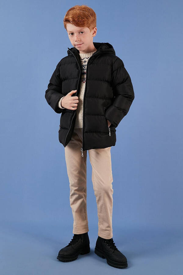 Winter Jacket with Hood, Pockets and Plush Lining 5761911 - 16