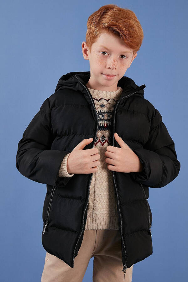 Winter Jacket with Hood, Pockets and Plush Lining 5761911 - 17