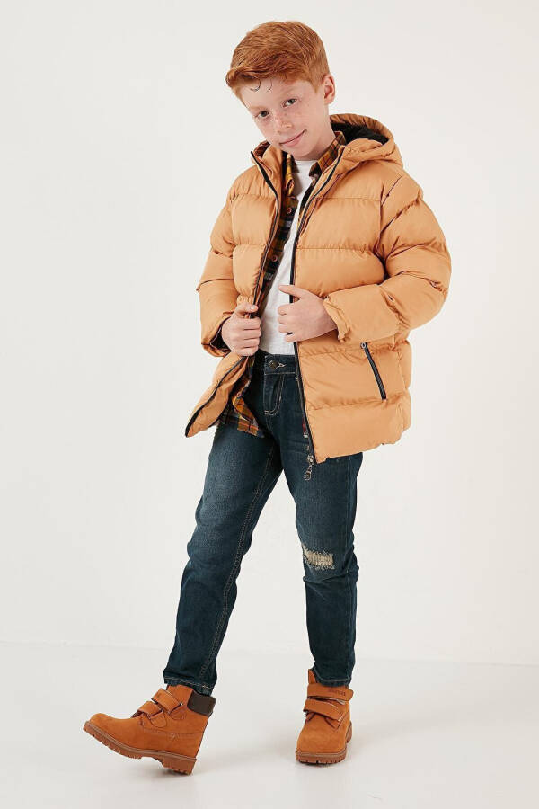 Winter Jacket with Hood, Pockets and Plush Lining 5761911 - 13