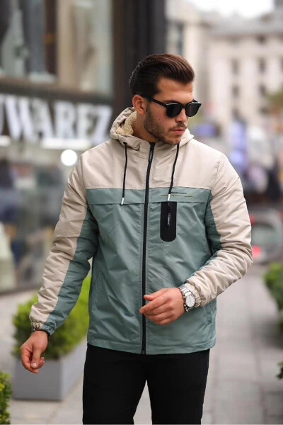 Winter men's coat, fur-lined, waterproof and windproof. - GENEL MARKALAR (1)