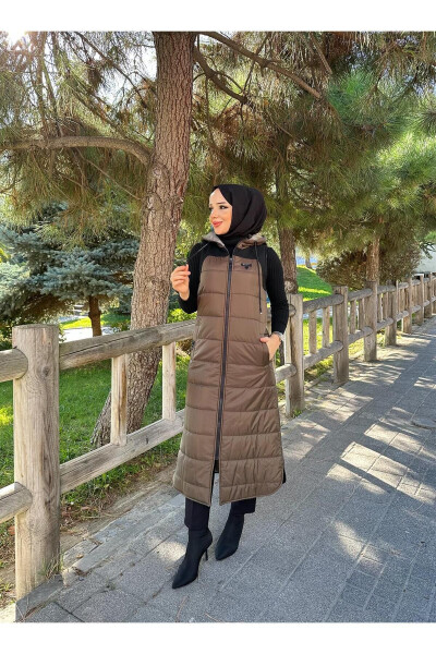 Winter Quilted Puffy Fiber Filled Women's Vest 50004 - 2