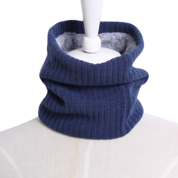 Winter Scarf Neck Warmer, Fashionable Women's Solid Warm Neck Gaiter Scarves. - 3