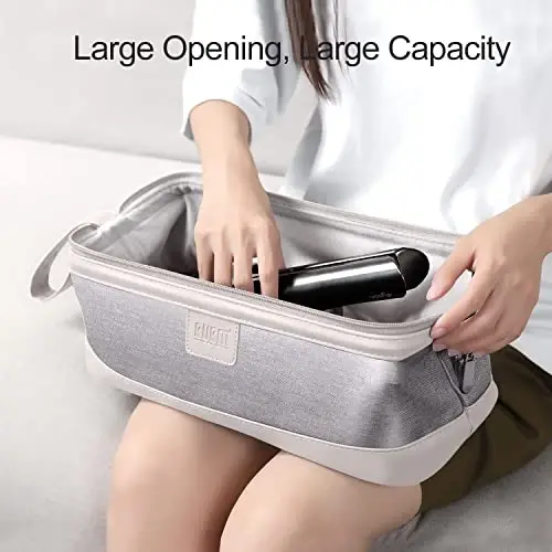 WINZEDGE Airwrap Travel Case for Dyson/Shark Flexstyle, Complete Styler and AttacModazoneents Travel Pouch - Dark Gray - WINZEDGE (1)