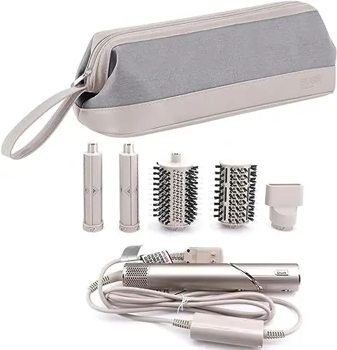 WINZEDGE Airwrap Travel Case for Dyson/Shark Flexstyle, Complete Styler and AttacModazoneents Travel Pouch - Dark Gray - 1